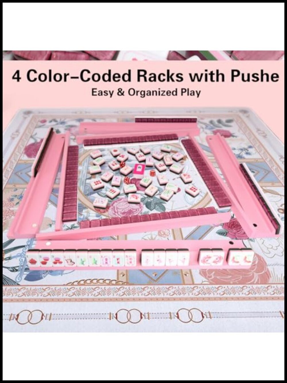 American Mahjong Set Acrylic 160 Tiles Complete Game - Picture 2 of 6